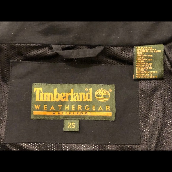 Timberland Jacket W/Hood Black Size XS - Picture 4 of 8